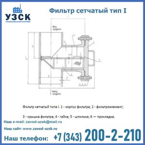 Фильтр сетчатый ФС по Т-ММ-11-2003 в Саранске