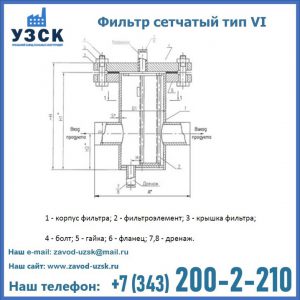 Фильтр сетчатый ФС по Т-ММ-11-2003 в Саранске